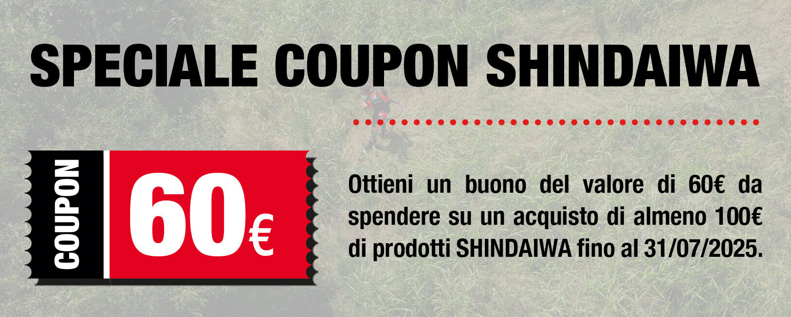 Offerta speciale coupon shindaiwa